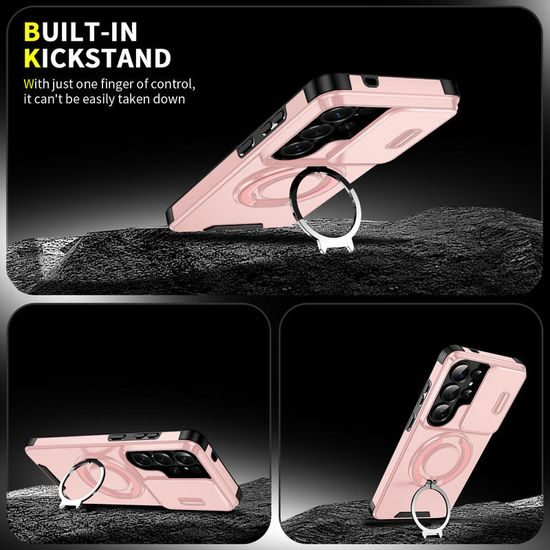 Camslide Stand obal, Samsung Galaxy S26 Ultra, růžový