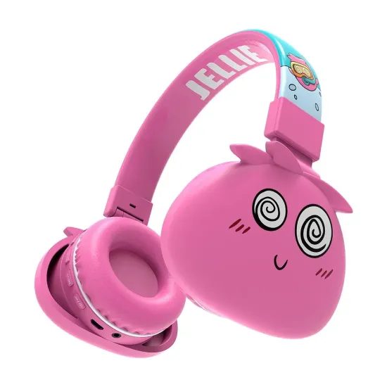 Jellie Monster YLFS-09BT bezdrátová sluchátka, růžové | Tvrzenaskla.eu