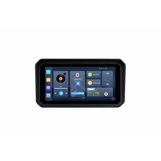 6" Motocyklový displej s Android 14, CarPlay a Android Auto, DVR kamerami a TPMS