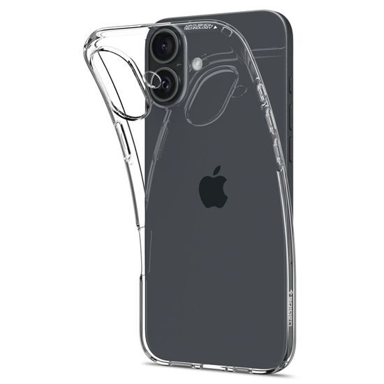 Spigen Liquid Crystal kryt na mobil, iPhone 16 Plus, Crystal Clear