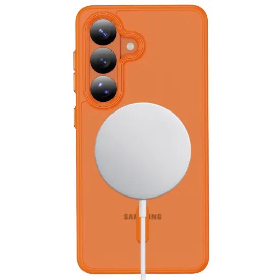 Tech-Protect MagMat MagSafe, Samsung Galaxy S26, oranžový matný