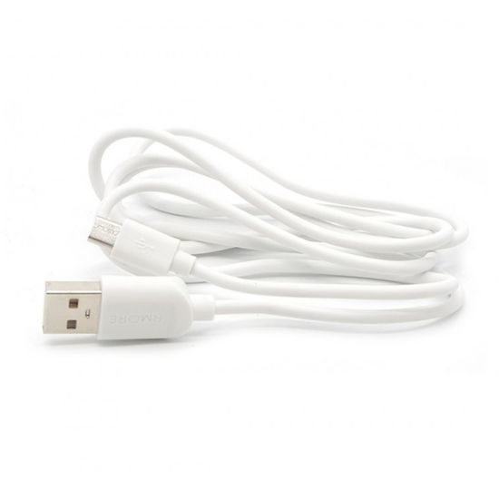 Καλώδιο USB - Micro USB 1m, λευκό