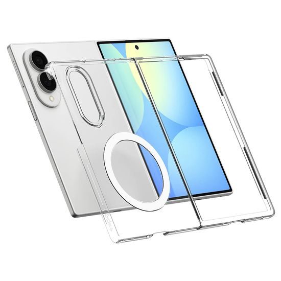 Spigen AirSkin Magsafe, Samsung Galaxy Z Fold 8, transparent / alb