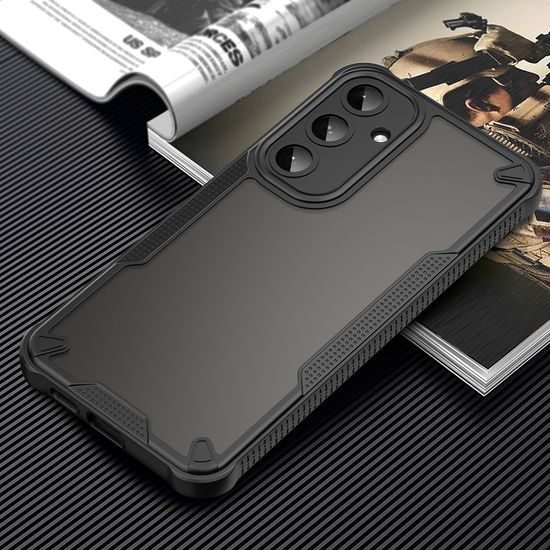 ArmorShield Hybrid Case, Samsung Galaxy S25 Plus, μαύρο