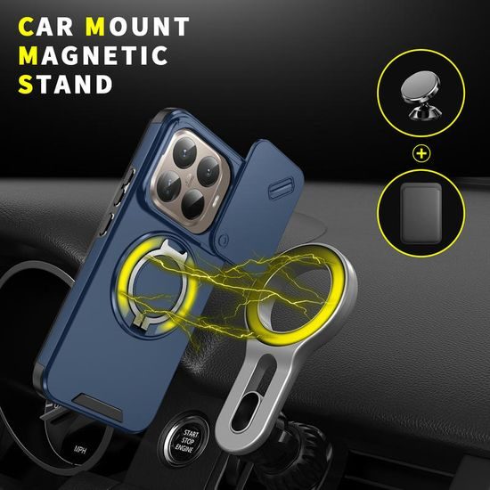 Θήκη Camslide Stand, Xiaomi 15T Pro, μπλε