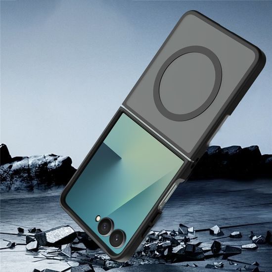 Samsung Galaxy Z Flip 8 ümbris – Techsuit PureFrost MagSafe – matt must