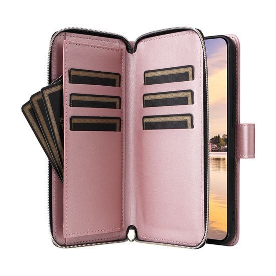 Doublewallet Magnet Case, Samsung Galaxy A55, ružový