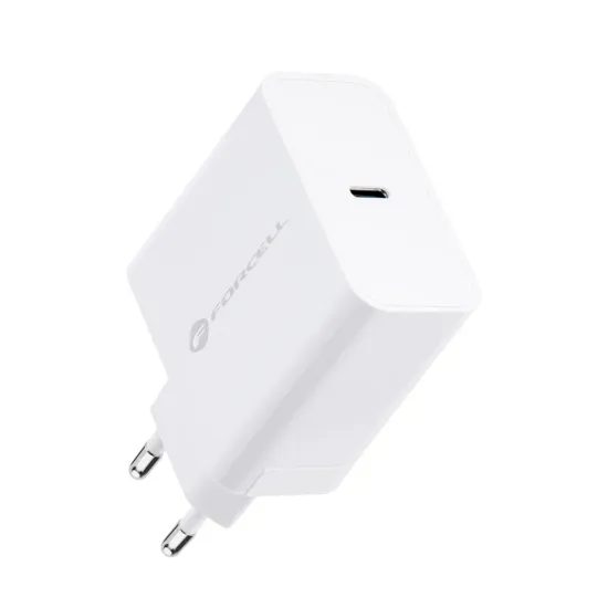 Προσαρμογέας Forcell με σύνδεσμο USB-C, 3A, 45W με λειτουργία φόρτισης PD και QC 4.0