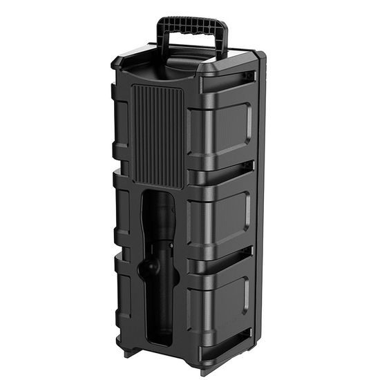 Hoco Ασύρματο ηχείο + ενσύρματο μικρόφωνο BS52, μαύρο