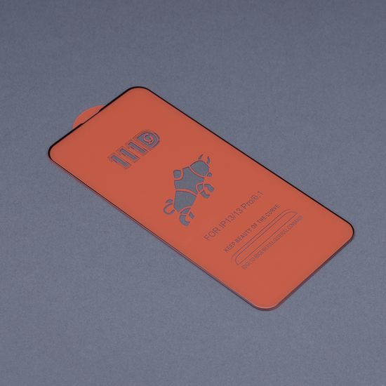 Techsuit 111D Προστατευτικό Γυαλί Οθόνης, iPhone 13 / 13 Pro / 14 / 16e, Μαύρο