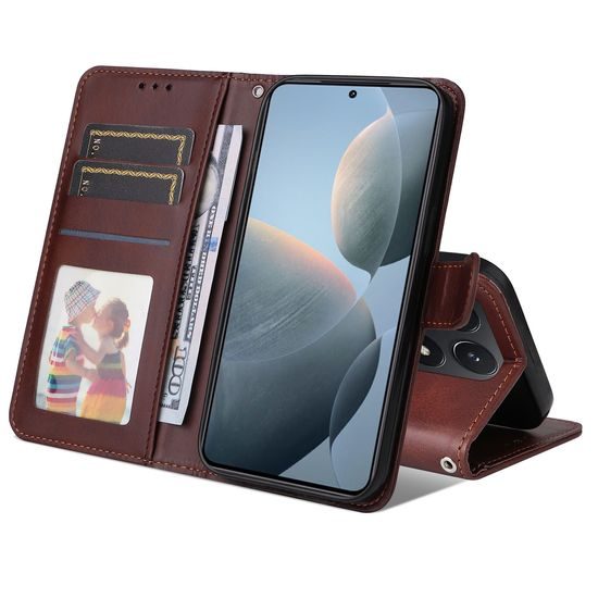 Magnet Case, Xiaomi 14T, hnedý