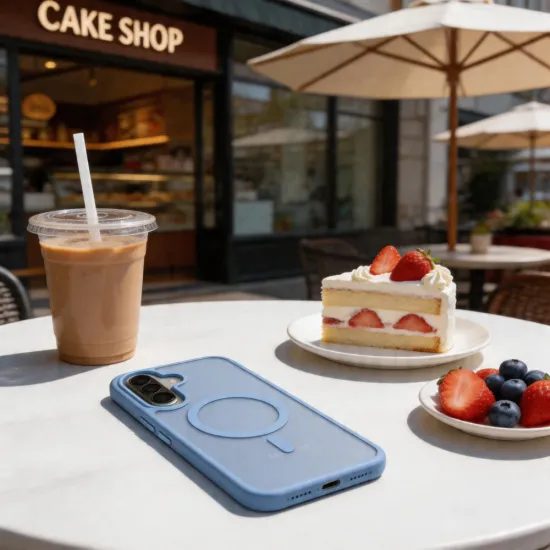 Tech-Protect MagMat MagSafe, Samsung Galaxy A57 5G, niebieski matowy