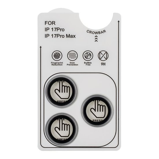 OBAL:ME Camera Lens Protector - Gehard glas - voor iPhone 17 Pro / 17 Pro Max - Zilver