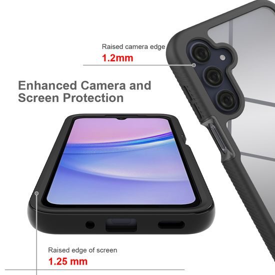 JP Defense360 tok, Samsung Galaxy A16 5G, fekete