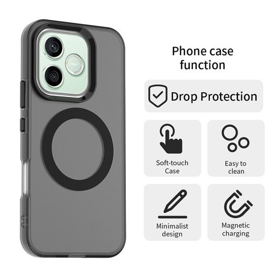 Techsuit CandyCase MagSafe, Honor 600 / 600 Pro, czarne