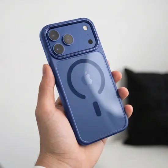 Tech-Protect MagMat MagSafe Case für iPhone 17 Pro Max / 18 Pro Max - Hybride Schutzhülle mit Camera Control - Blau