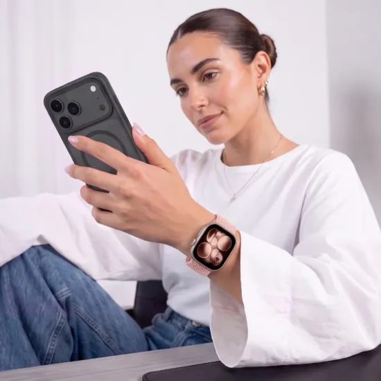 Tech-Protect NylonMag Apple Watch 8 / 9 / 10 / 11 / 12 / SE (40 / 41 / 42 mm), ružový