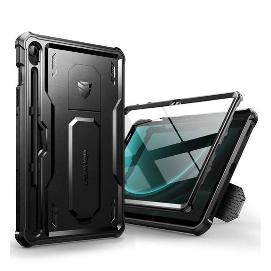Dexnor 360 Kickstand tok Samsung Galaxy Tab S9 FE, fekete