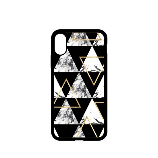 Momanio obal, iPhone X / XS, Marble triangle