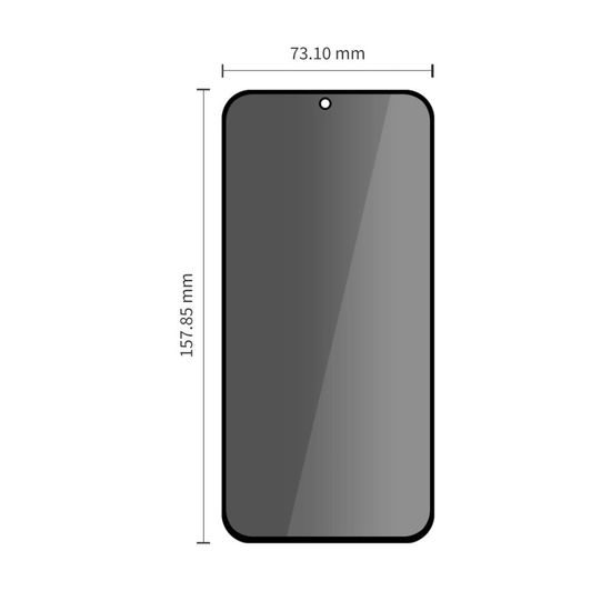 Samsung Galaxy S26 FE kaitseklaas – Tech-Protect Quick Set+ privaatsusklaas 2 tk