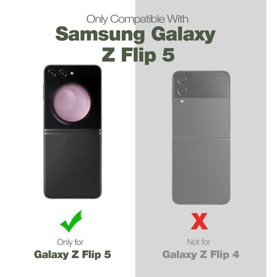 Dexnor 360 Kickstand obal Samsung Galaxy Flip 5, ružový