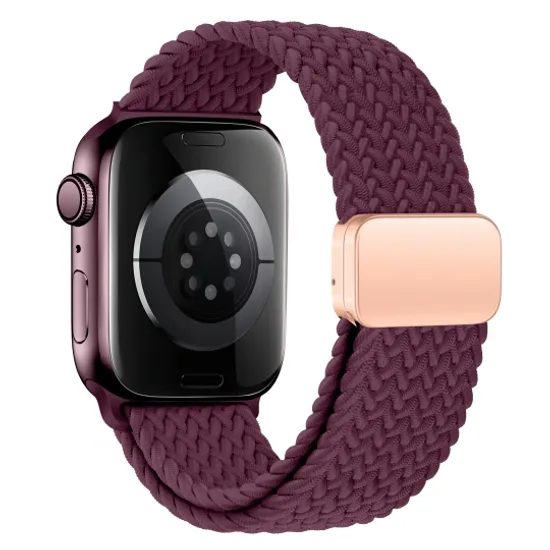Tech-Protect NylonMag Apple Watch 8 / 9 / 10 / 11 / 12 / SE Ultra (44 / 45 / 46 / 49 mm), vínový