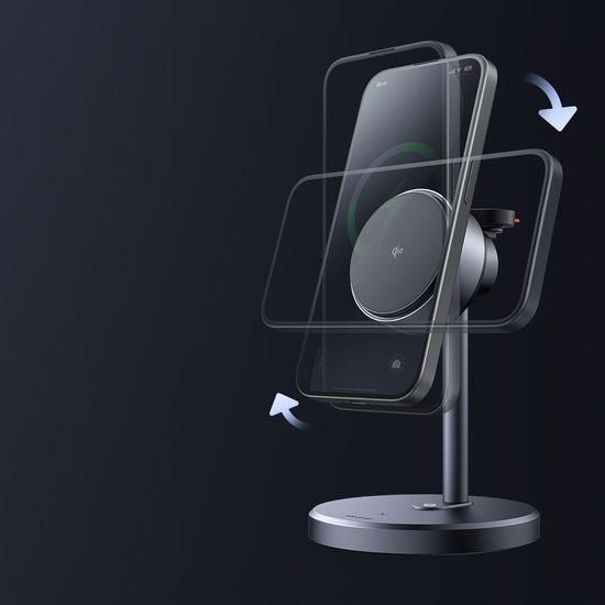 Mcdodo Kabellose Ladestation 3-in-1 (CH-2460) für Apple - 22,5W Qi2 Wireless Charger mit magnetischer Halterung - Grau