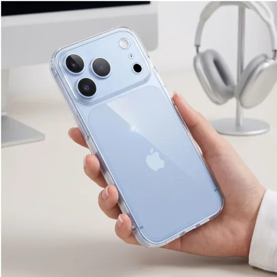 iPhone 17 Pro Max / 18 Pro Max skaidrus dėklas – Tech-Protect FlexAir – skaidrus