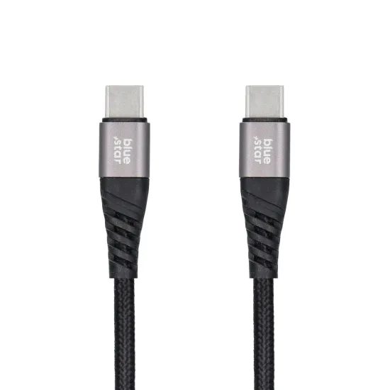 BlueStar kábel USB-C - USB-C 1,2 m, čierny