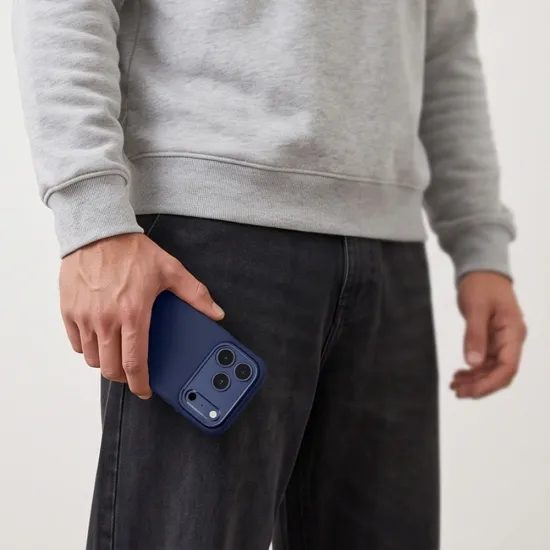 Tech-Protect Uniq MagSafe CC obal, iPhone 17 Pro Max / 18 Pro Max, tmavomodrý