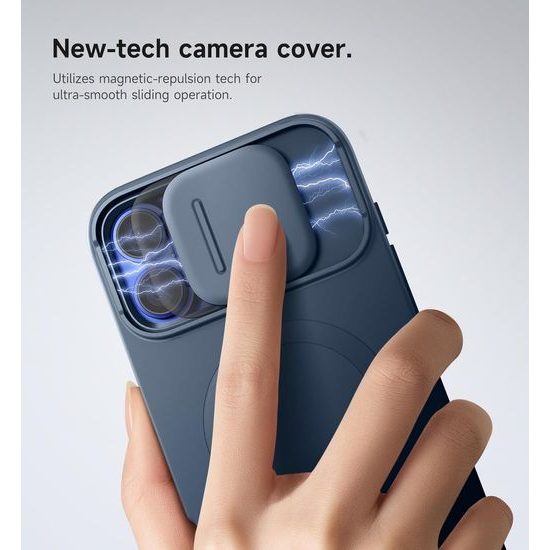 Suritch MagSafe Kickstand Camprotector Θήκη iPhone 16 Plus, μπλε