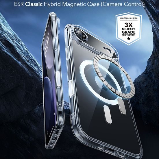 Θήκη ESR Classic Hybrid HaloLock MagSafe, iPhone Air, διάφανη