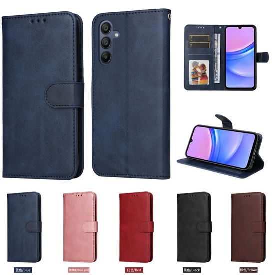 Samsung Galaxy A18 klappümbris magnetiga – sinine