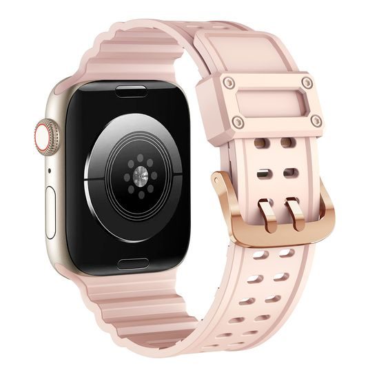 Strap Triple řemínek pro hodinky Apple Watch SE / 8 / 7 / 6 / 5 / 4 / 3 / 2 / 1 (49/45/44/42mm), růžový