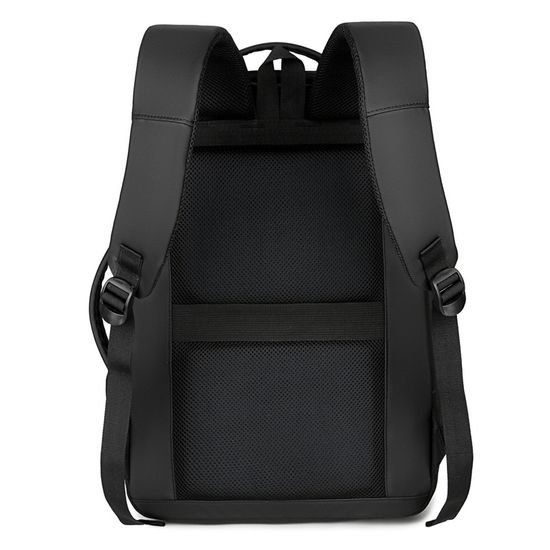 JP Rucksack B05 für Alltag und Freizeit - 44x32x10~15 cm - Schwarz