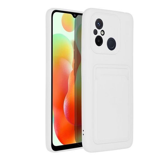 Θήκη Card Case, Xiaomi Redmi 12C, λευκή
