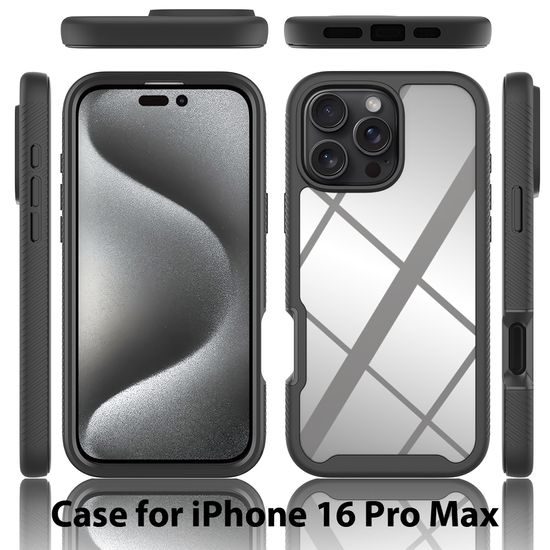 JP Defense360 θήκη, iPhone 16 Pro Max, μαύρο