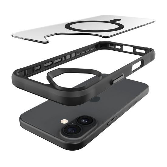 Θήκη JP MagFit MagSafe με πιστοποιητικό 3M SGS, iPhone 17, μαύρο