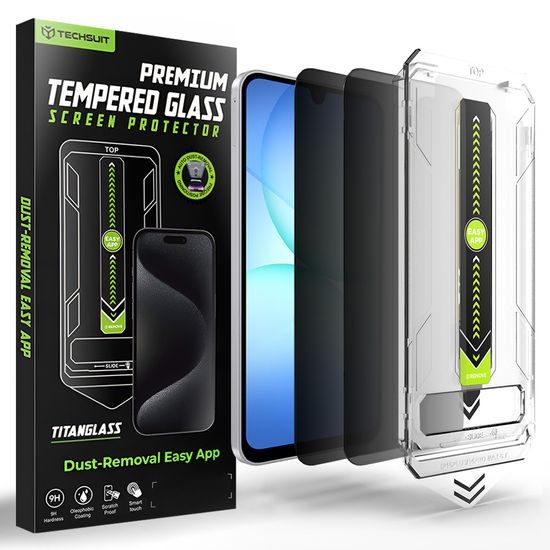 Techsuit TitanGlass CrystalHD Privacy, Samsung Galaxy A16 4G / A16 5G / A17 4G / A17 5G, 2 kusy