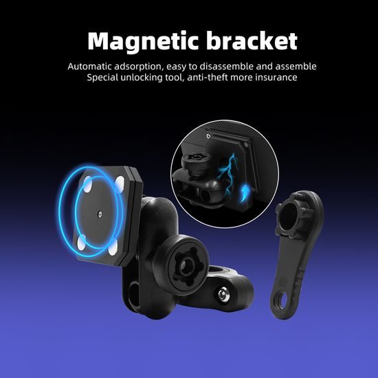 Wyświetlacz motocyklowy 6,25" z bezprzewodowym Apple CarPlay, Android Auto, kamerami DVR i TPMS