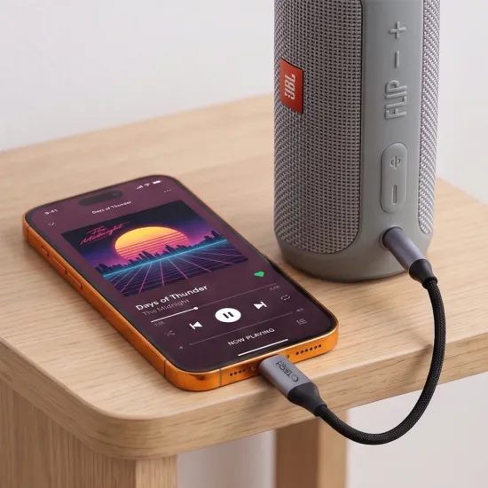 Tech-Protect UltraBoost αντάπτορας USB-C - Mini Jack 3,5 mm, γκρι