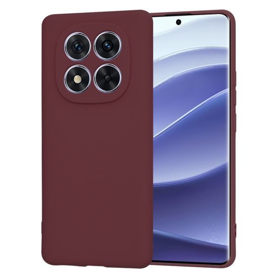 Techsuit SoftFlex Hülle, Xiaomi Redmi Note 14 Pro 5G / Poco X7, Weinrot