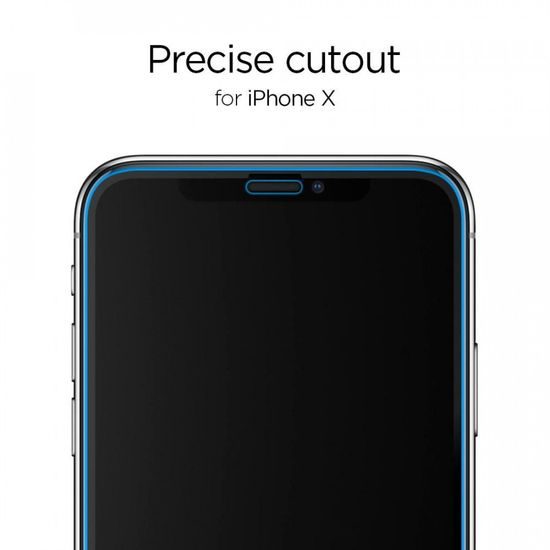 Spigen Full Cover Glass FC Displayschutz 2 Stück, iPhone 7 / 8 / SE 2020, schwarz
