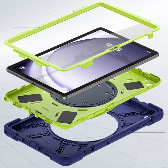Tech-Protect X-Armor Samsung Galaxy Tab A9+ Plus 11.0", X210 / X215 / X216, Navy Lime