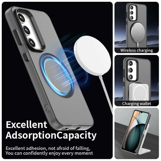 Techsuit CandyCase MagSafe, Samsung Galaxy S23 Plus, μαύρο