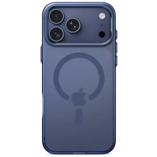 Tech-Protect MagZero MagSafe Case für iPhone 17 Pro Max / 18 Pro Max - Ultradünne Schutzhülle mit Metallrahmen - Mattblau