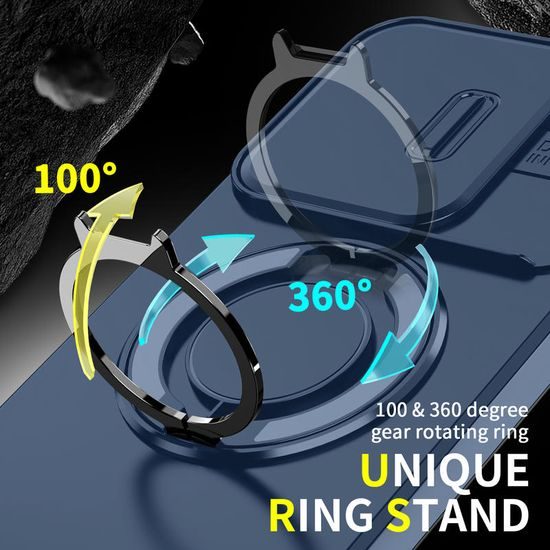 Θήκη Camslide Stand, Xiaomi Redmi 15C, μπλε