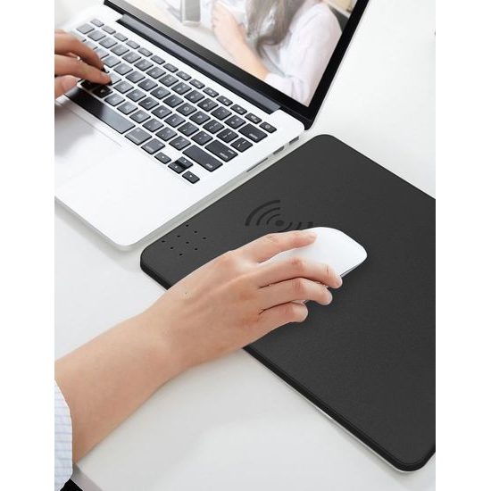 PowerDesk Qi Mat Pro Επιφάνεια γραφείου με ενσωματωμένη ασύρματη φόρτιση