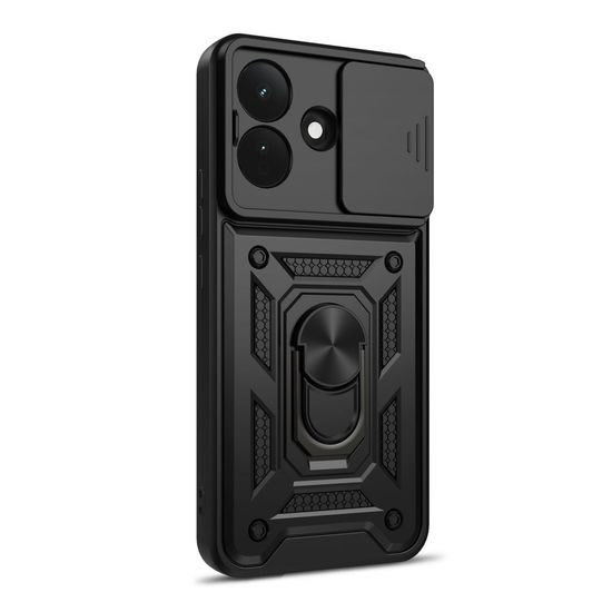 Tech-Protect CamShield Pro Schutzhülle für Xiaomi Redmi Note 17 Pro 5G - Hybrid Case mit Kameraschutz und 360° Ring - Schwarz