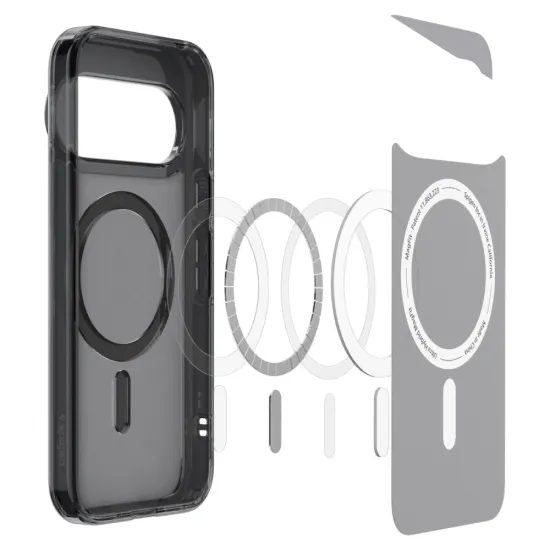 Google Pixel 11 Pro XL vāciņš – Spigen Ultra Hybrid Mag ar MagSafe – frost black